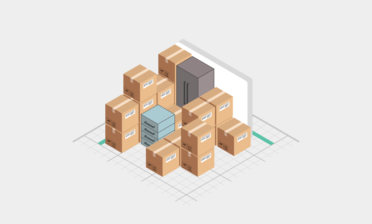 Perfect for a studio flat.